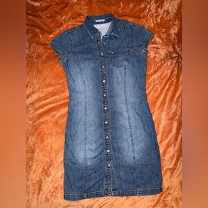 Tommy Hilfiger Y2K Denim Button Down Dress